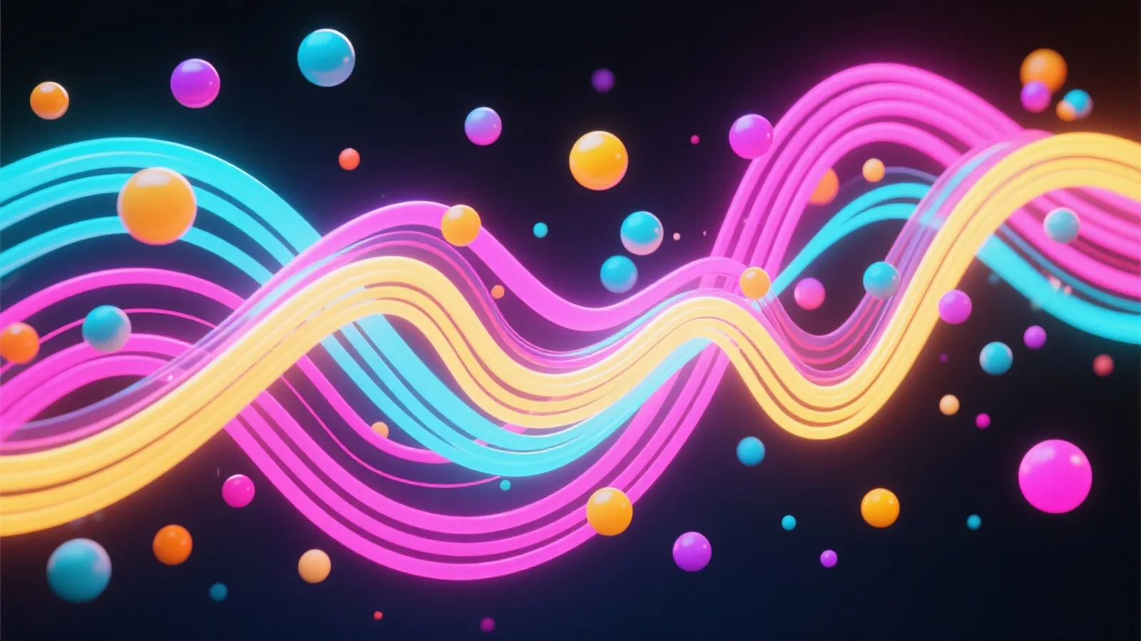 neon play waves